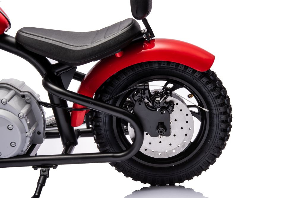 Akumuliatorinis motociklas a9902 36v raudonas