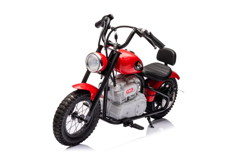 Akumuliatorinis motociklas a9902 36v raudonas