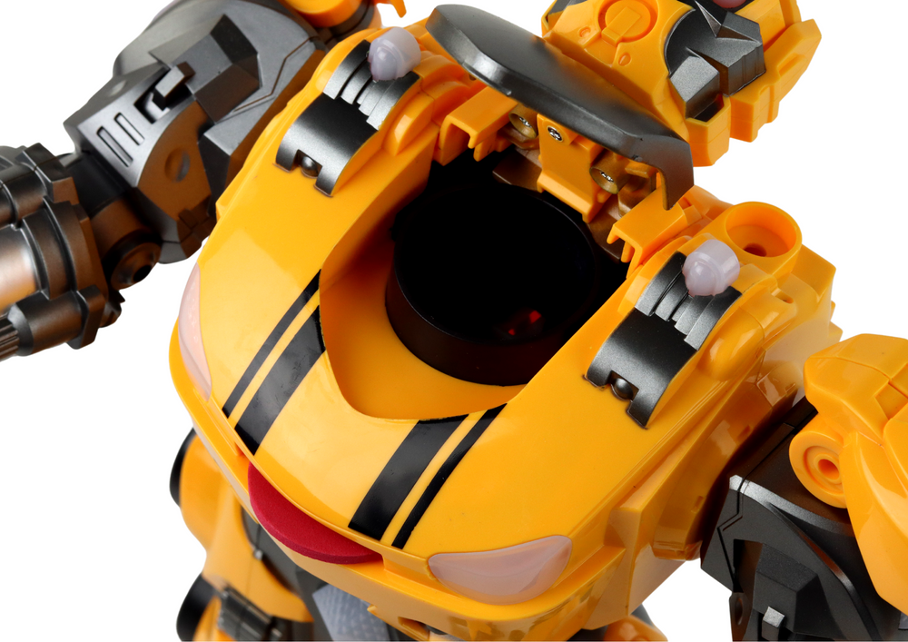 Nuotoliniu būdu valdomas robotas lean toys, geltonas