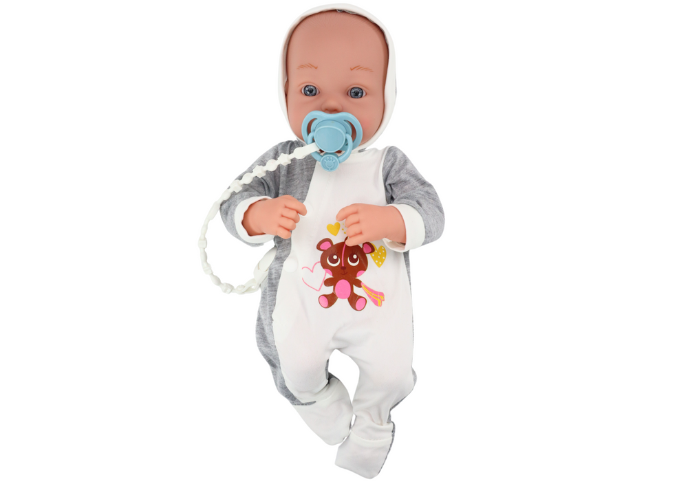 Lėlytė su čiulptuku ir aksesuarais, 35 cm