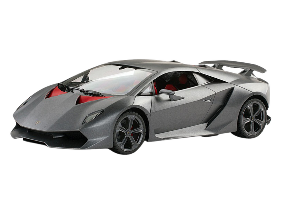Nuotoliniu būdu valdomas automobilis lamborghini sesto, pilkas