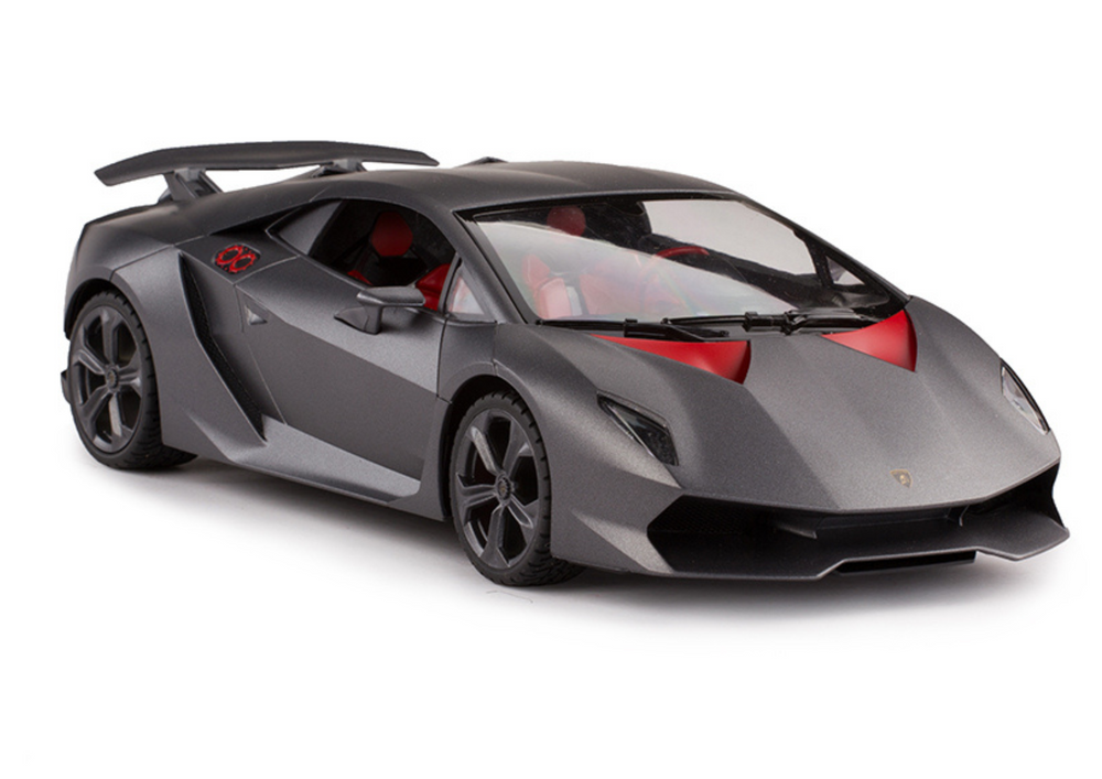 Nuotoliniu būdu valdomas automobilis lamborghini sesto, pilkas