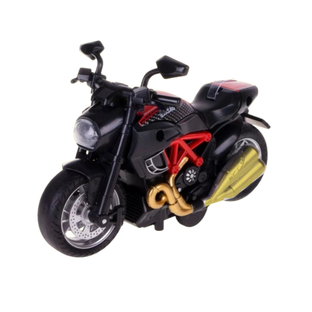 Motociklo modelis 1:14 raudonas 1