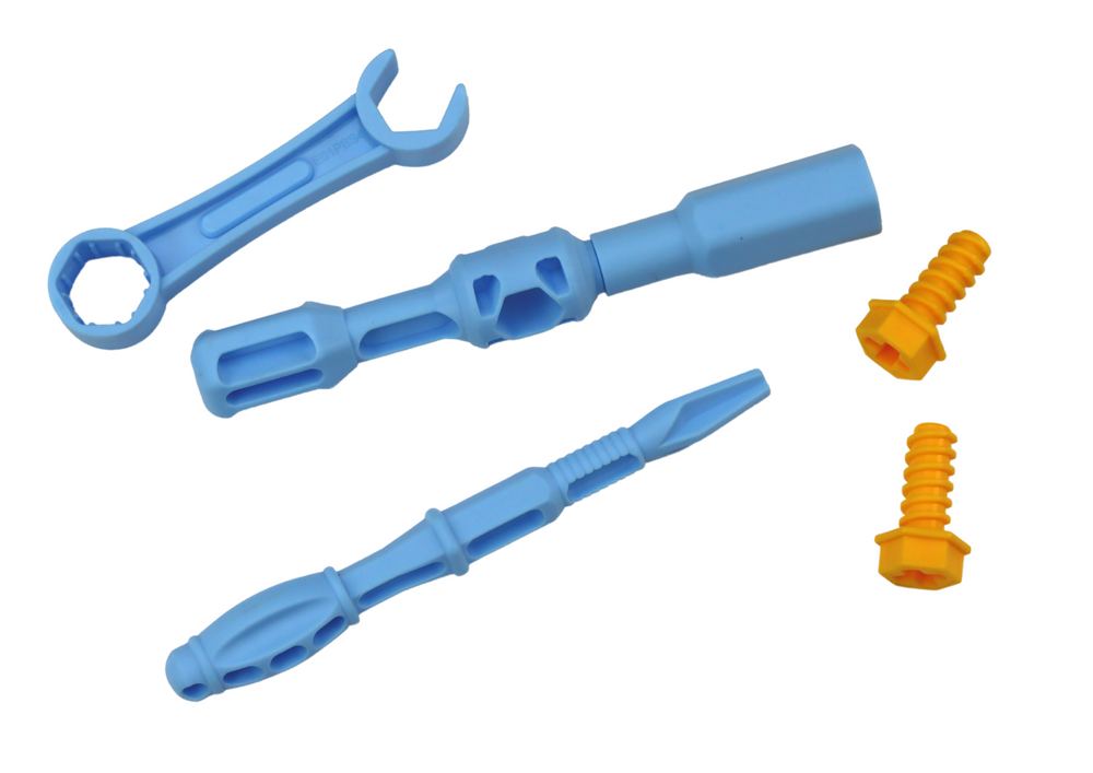 Žaislinio krovininio automobilio variklio ardymo rinkinys lean toys, mėlynas, 6 d.