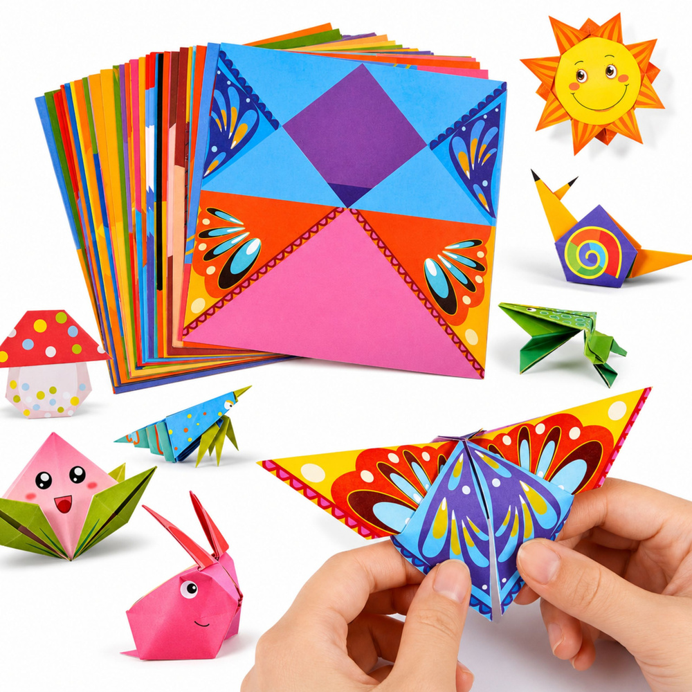 Origami rinkinys 14,5 x 14,5 cm 100 vnt. 3