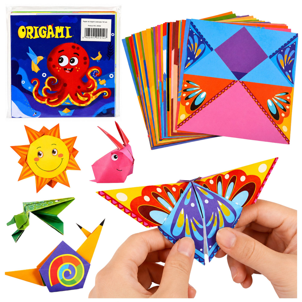 Origami rinkinys 14,5 x 14,5 cm 100 vnt.