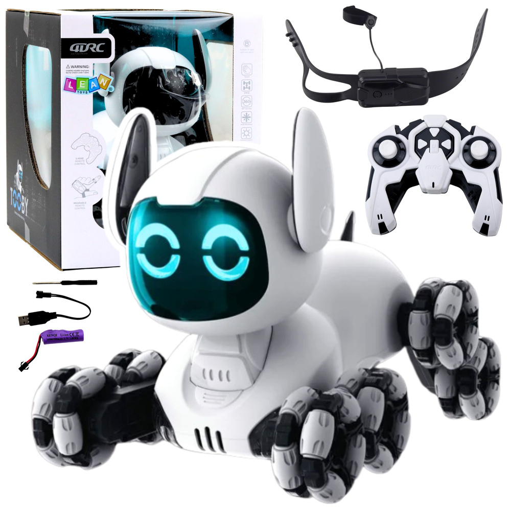 Interaktyvus robotas TOOBY šuo su nuotoliniu valdymu