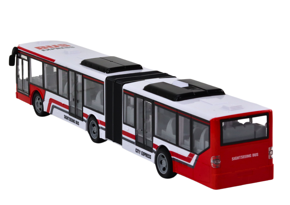 Nuotoliniu būdu valdomas autobusas lean toys, įvairių spalvų