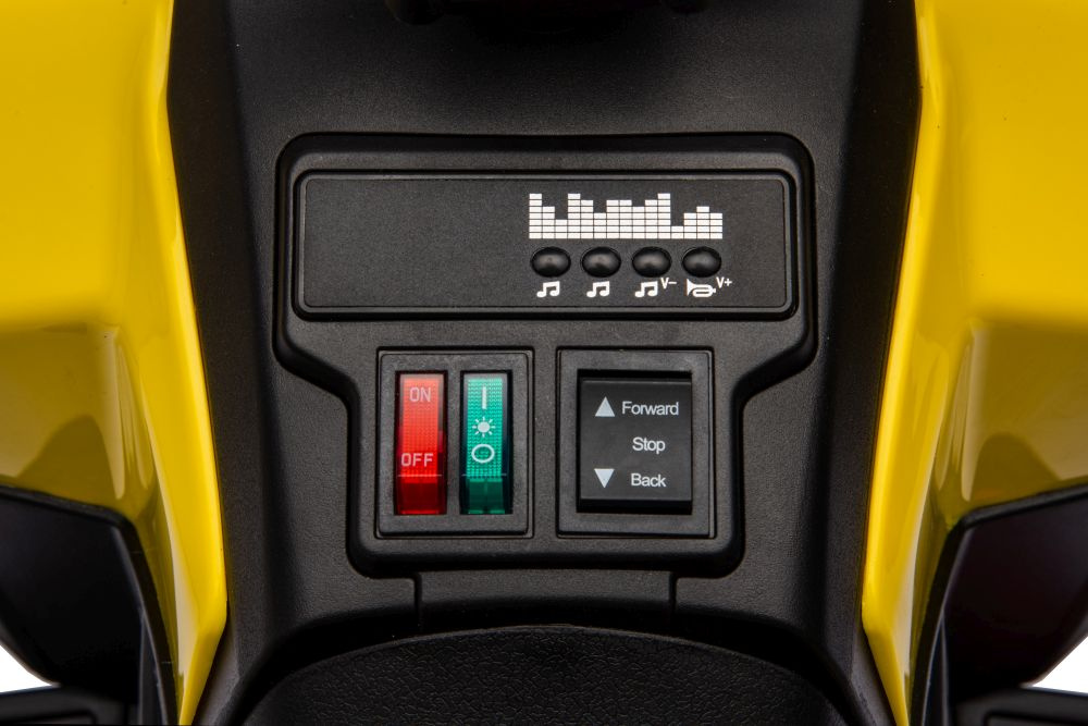 Gts1155 geltonas elektrinis keturratis
