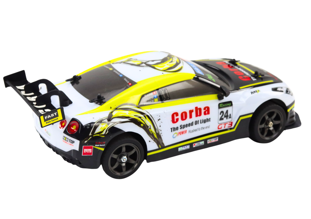 Rc sportinis automobilis 1:16 su keičiamais ratais
