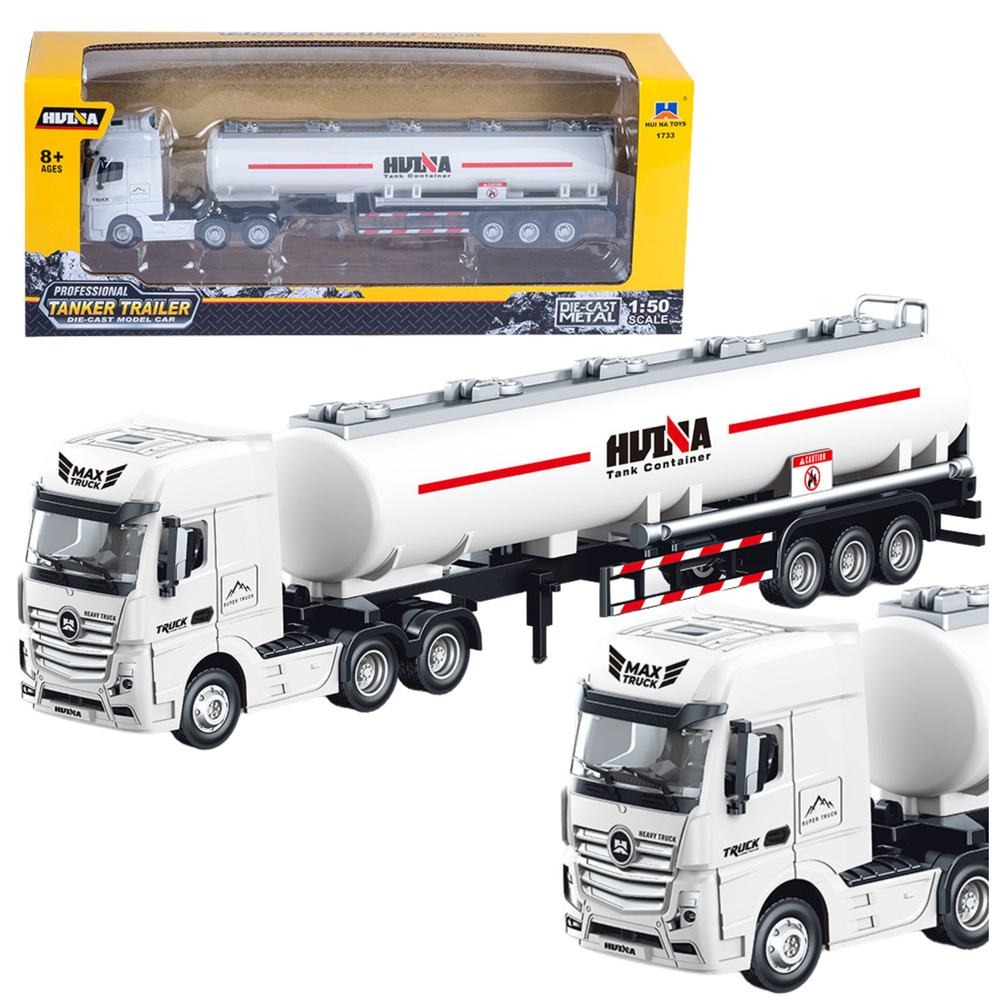 Baltas sunkvežimio modelis 1:50