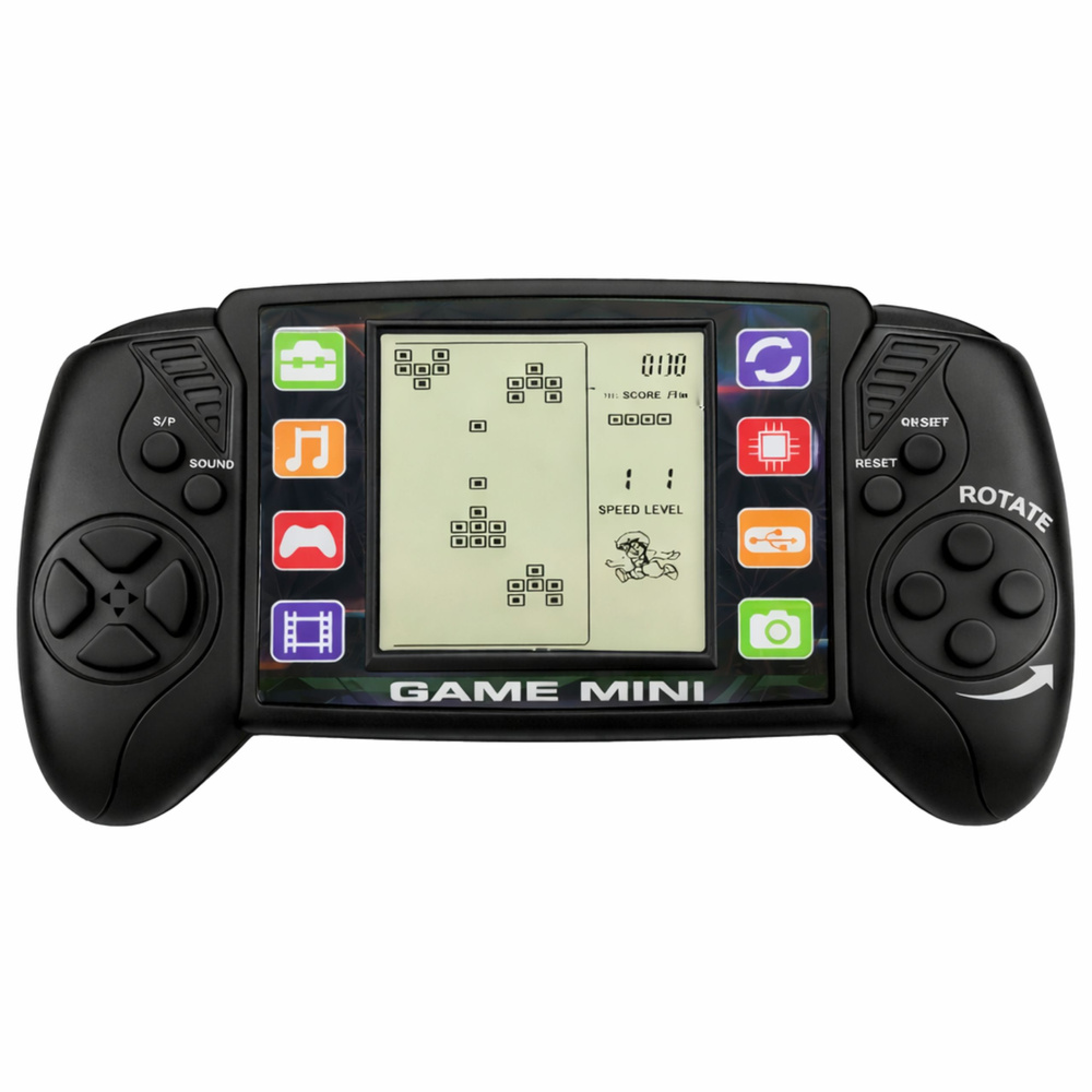 Tetris žaidimų konsolė Juoda
