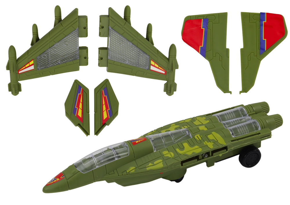 Žaislinis f35 karo lėktuvas su šviesomis ir garsais