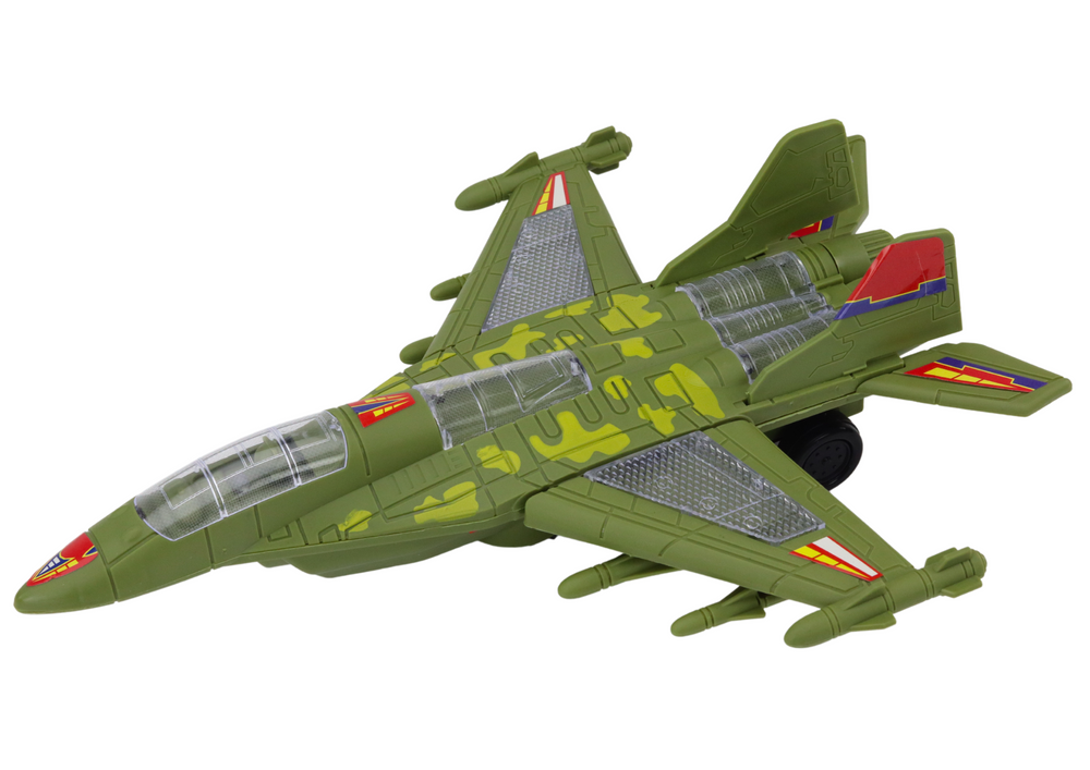 Žaislinis f35 karo lėktuvas su šviesomis ir garsais