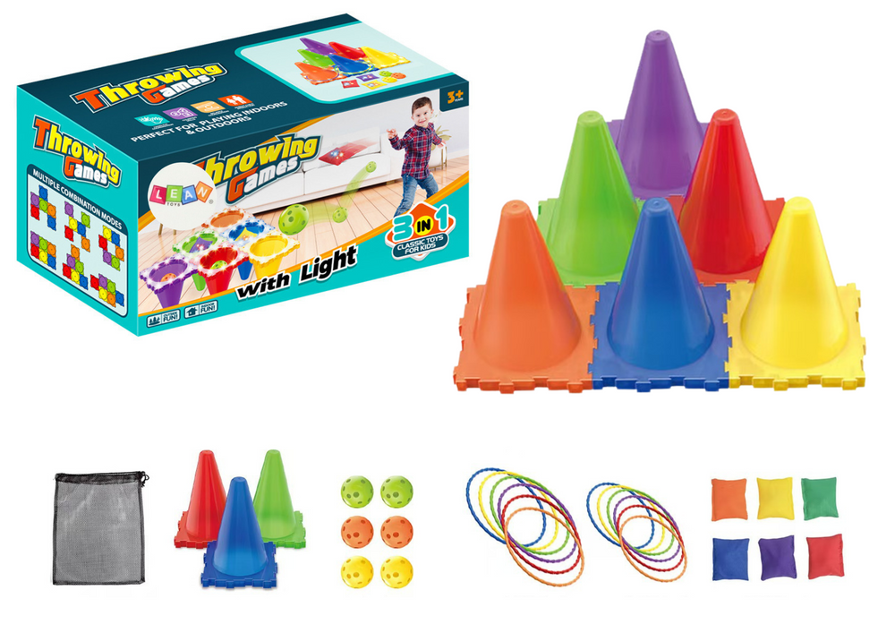 Sportinių įgūdžių žaidimų rinkinys 3in1