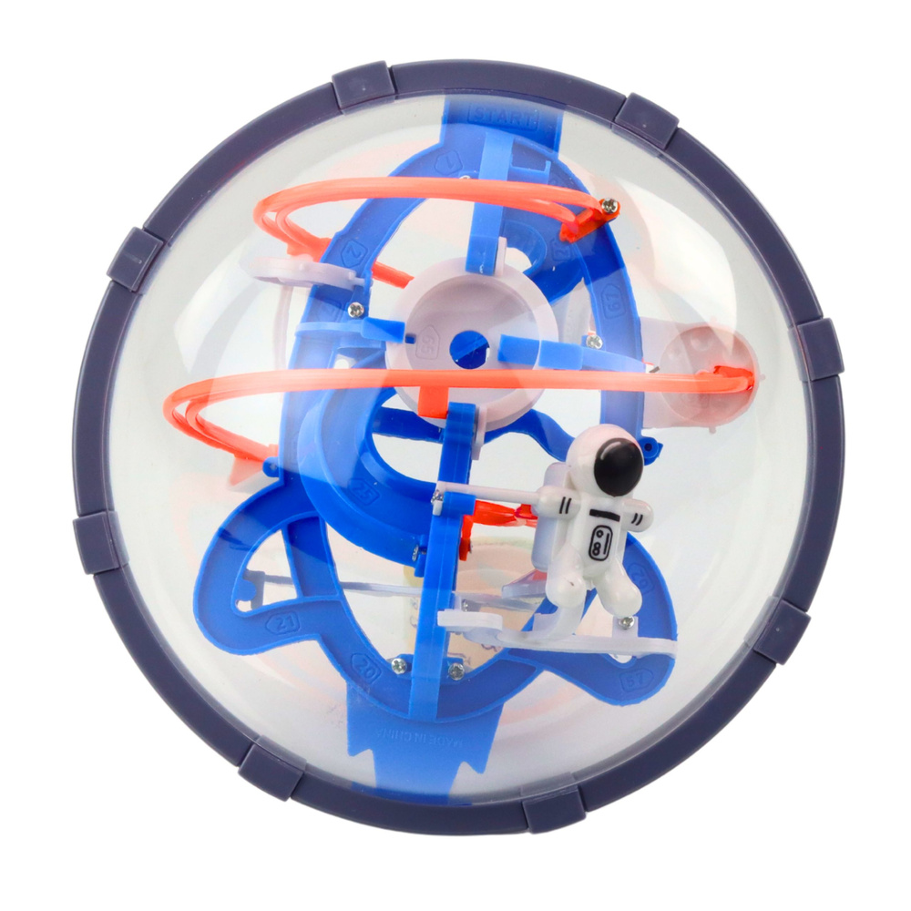 3d labirinto kamuolys, 18 cm, 80 kliūčių