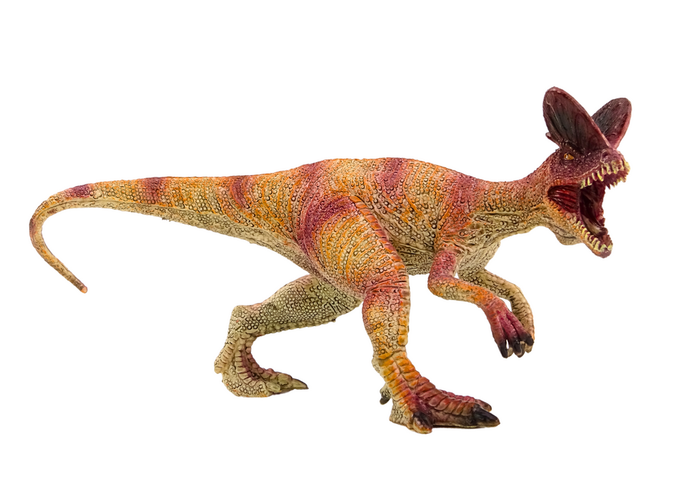 Kolekcinė figūrėlė dilophosaurus raudonas