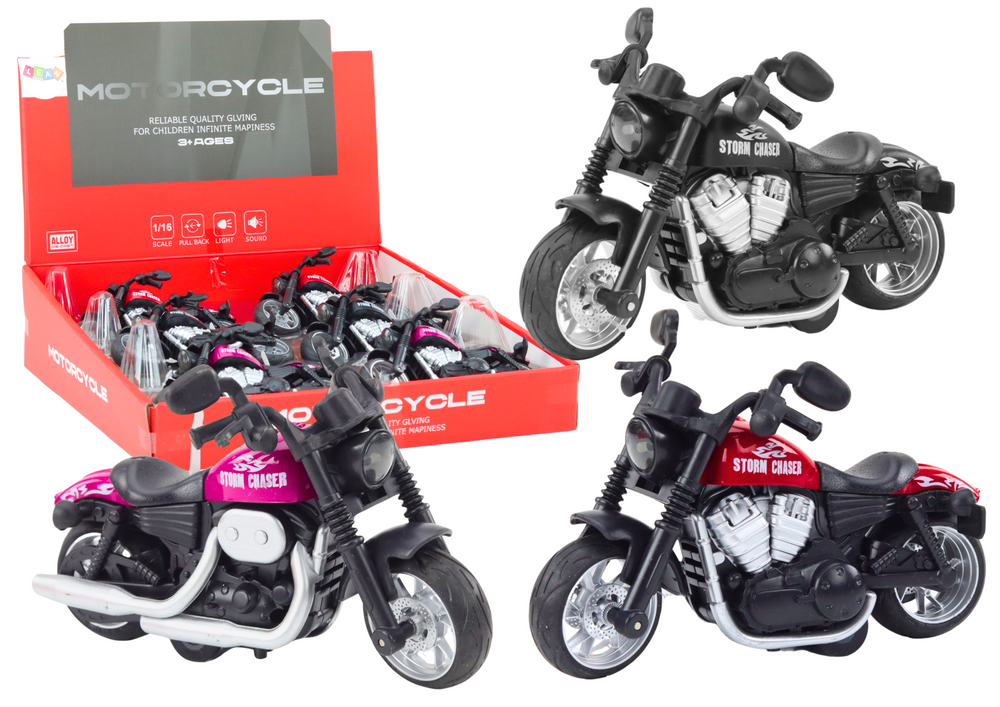 Vaikiškas harley motociklas su trinties pavara
