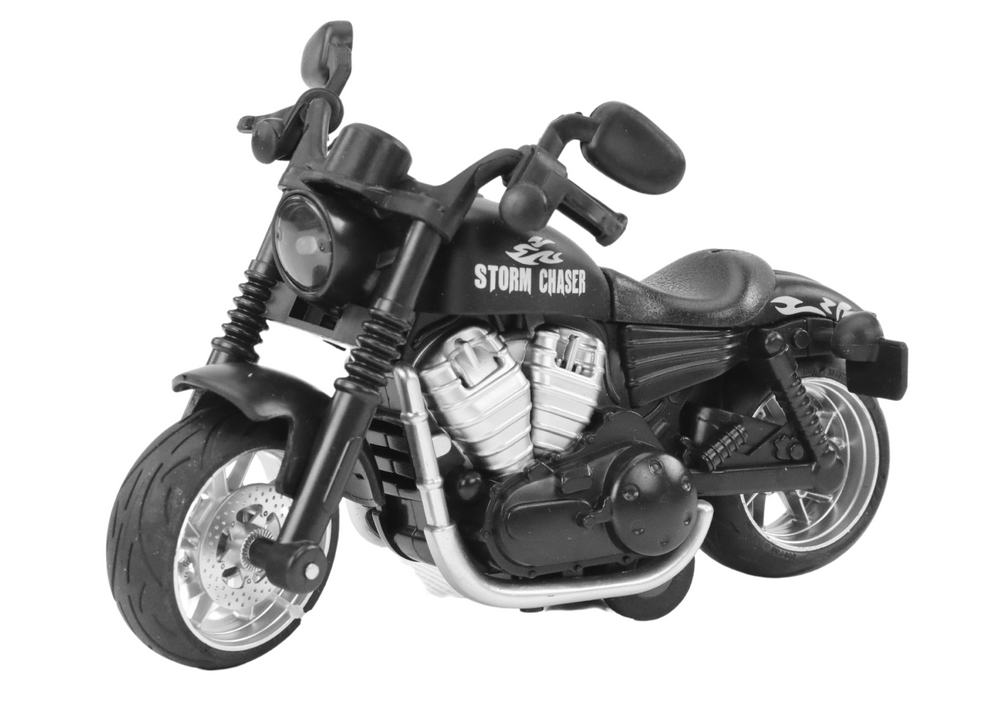 Vaikiškas harley motociklas su trinties pavara
