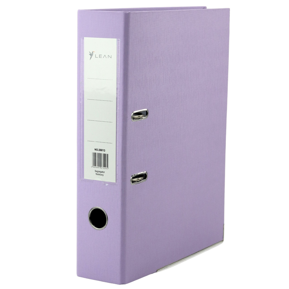 A4 segtuvas su metaliniu svertiniu mechanizmu, violetinis, 8 cm