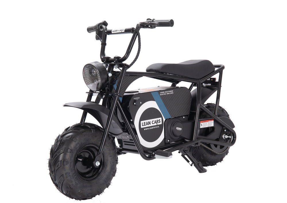 Akumuliatorinis motorinis motociklas firestorm hp123e juodas