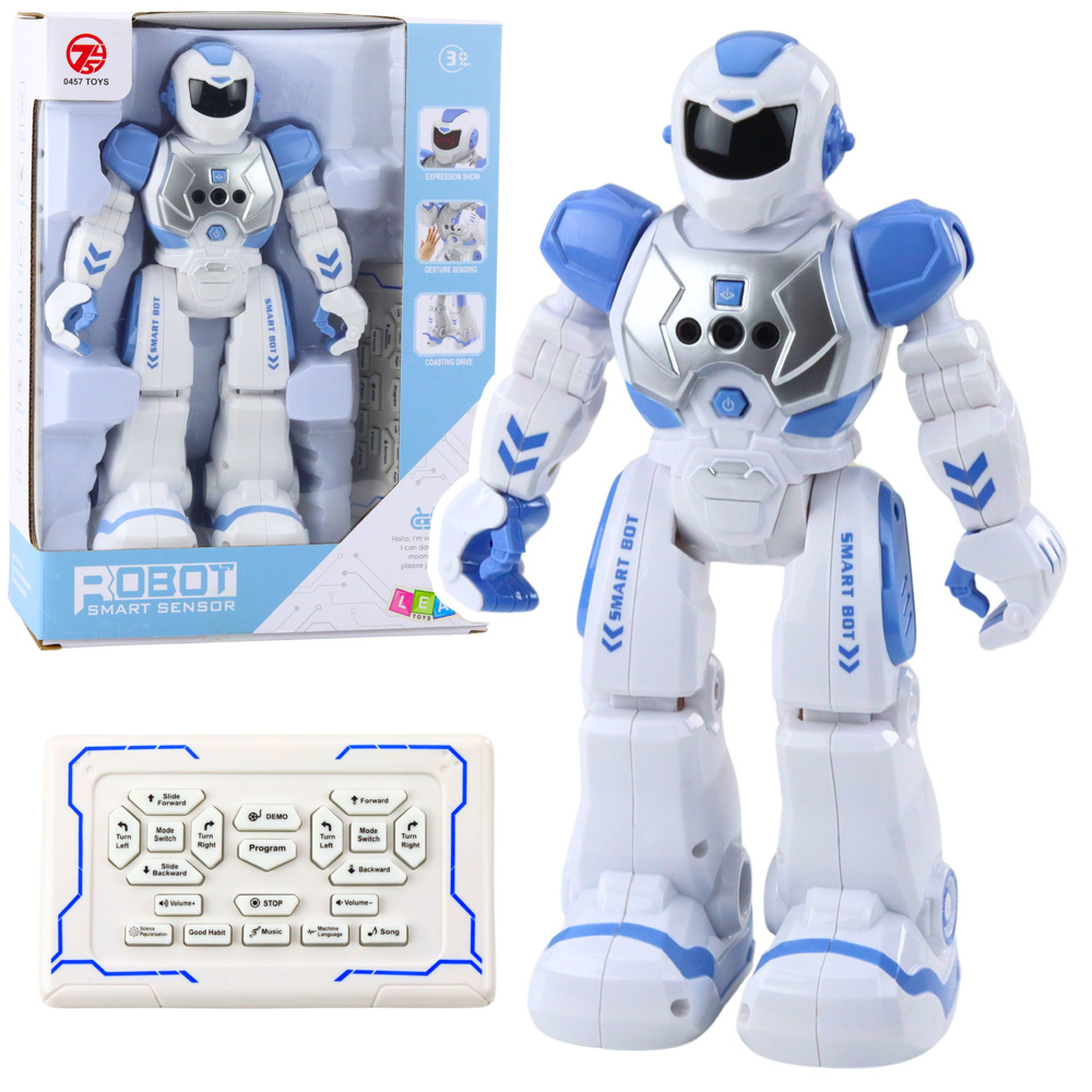Interaktyvus edukacinis robotas SMART BOT su kalbėjimo ir šokio funkcija