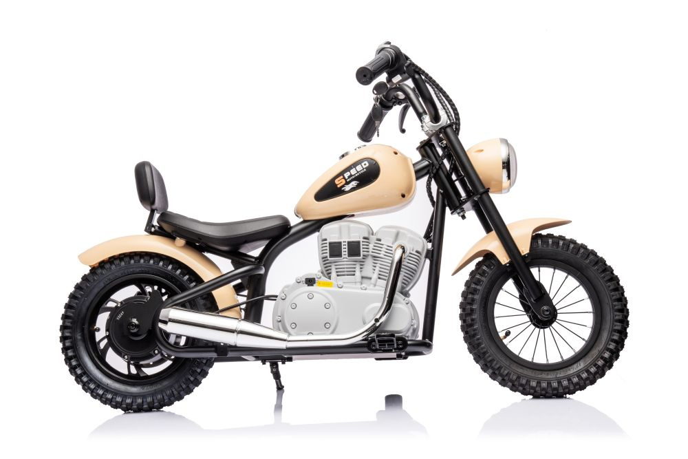 Akumuliatorinis motociklas a9902 36v chaki