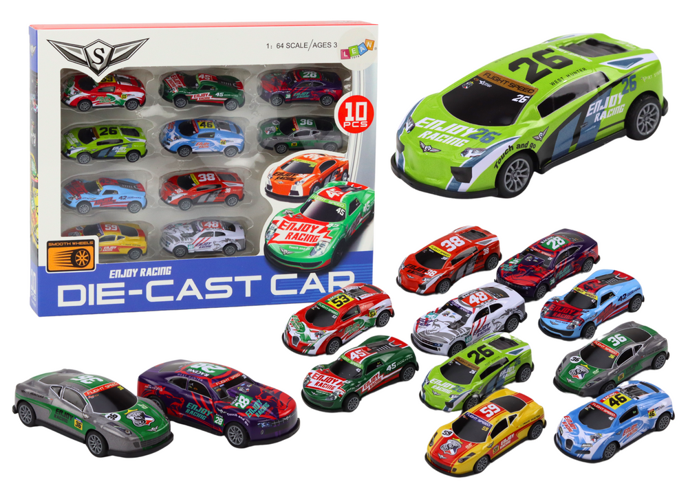 Lenktyninių automobilių rinkinys lean toys
