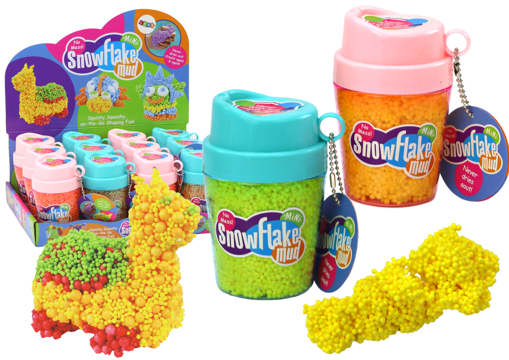 Minkomi putų polistirolo kamuoliukai lean toys, geltoni