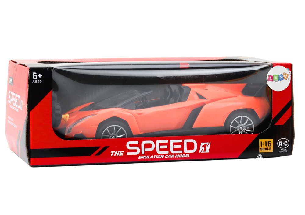 Nuotoliniu Būdu Valdomas Sportinis Automobilis Rc 1:16 Oranžinis