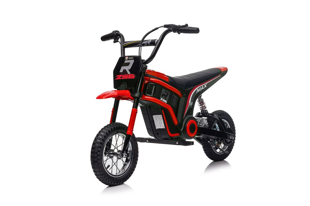 Raudonas sx2328 varomasis motociklas