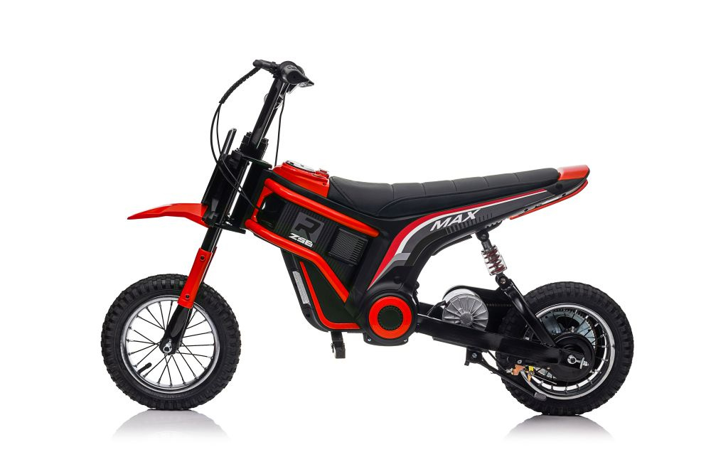 Raudonas sx2328 varomasis motociklas