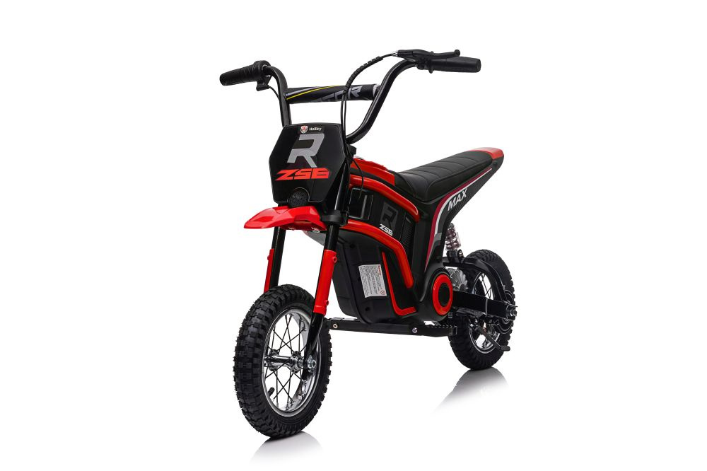 Raudonas sx2328 varomasis motociklas