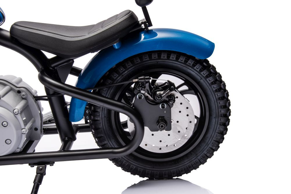Akumuliatorinis motociklas a9902 36v mėlynas
