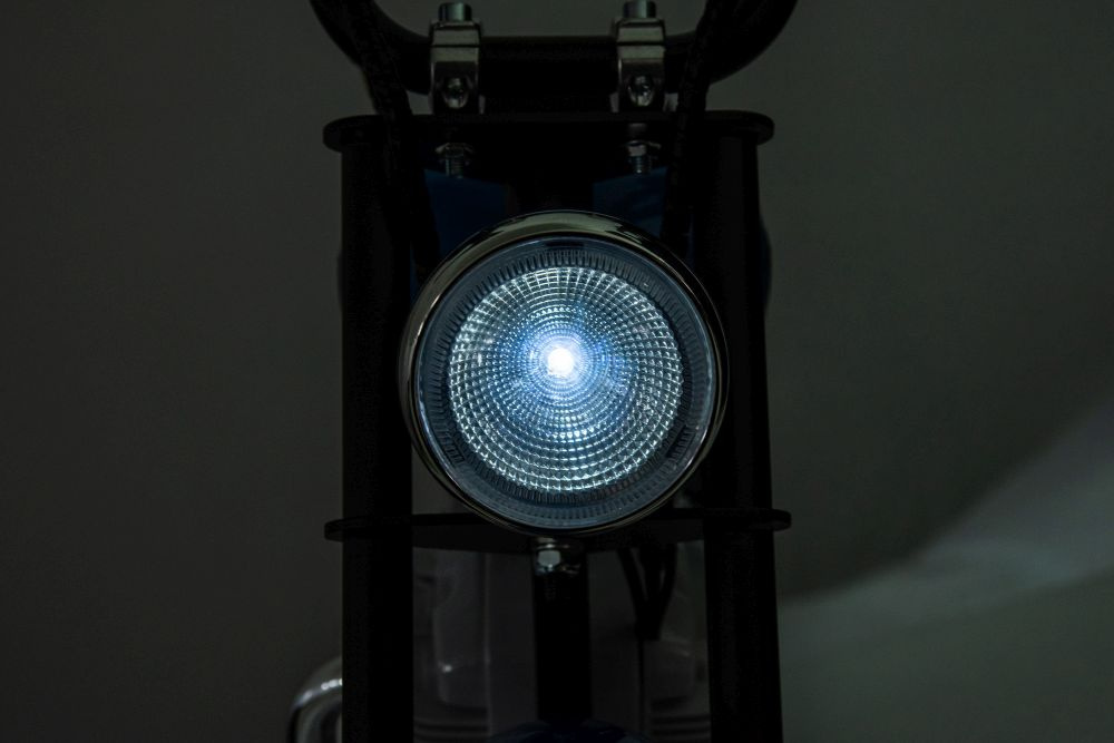 Akumuliatorinis motociklas a9902 36v mėlynas