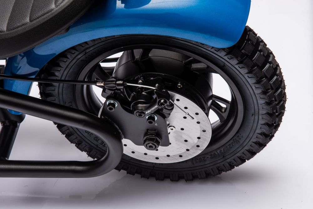 Akumuliatorinis motociklas a9902 36v mėlynas