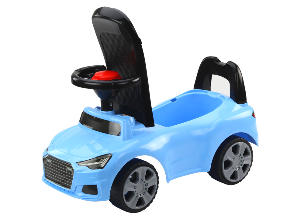 Paspiriamas automobilis qx-3396 lean toys, mėlynas