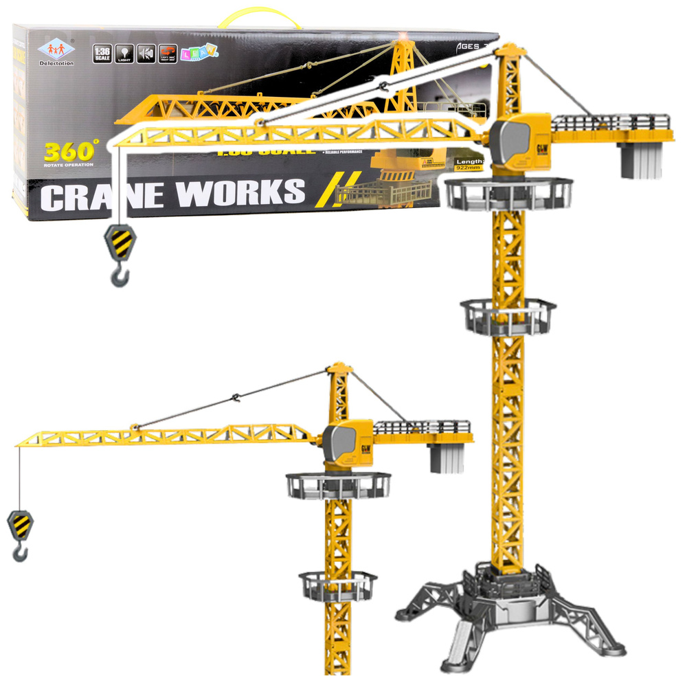 Nuotoliniu būdu valdomas kranas RC 1:36 120 cm