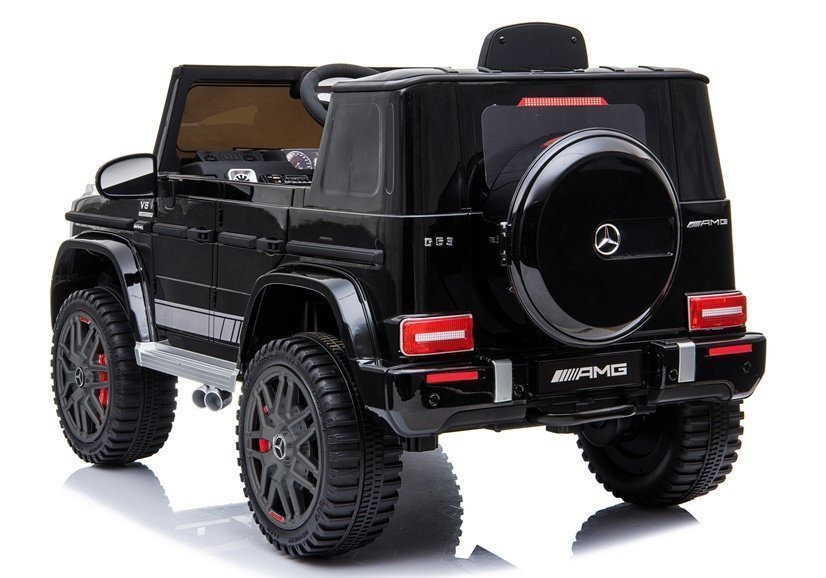 Vaikiškas elektrinis automobilis mercedes-benz g63 amg bbh-0003 ez, juodas