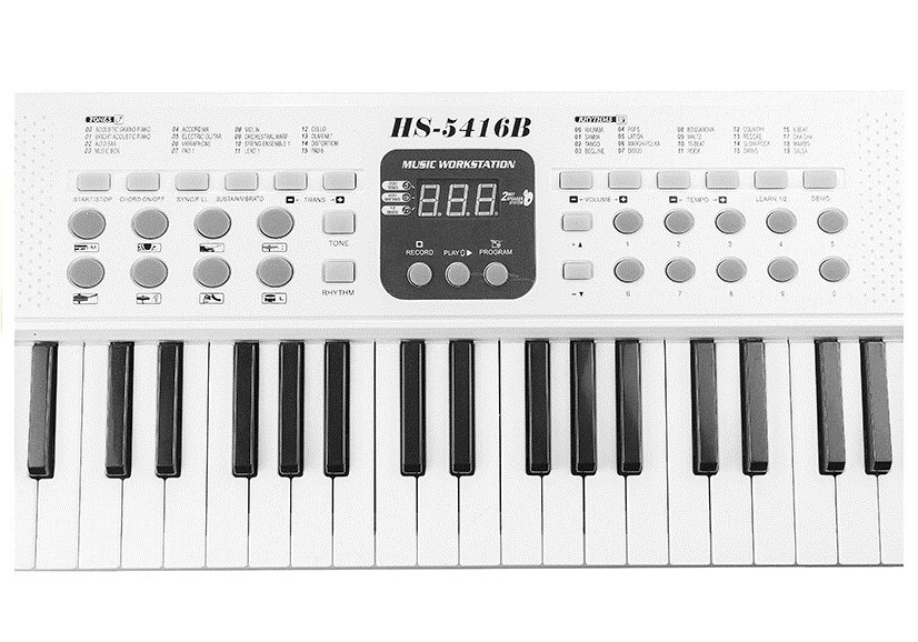 Elektroninė klaviatūra hs5416 su 54 klavišais