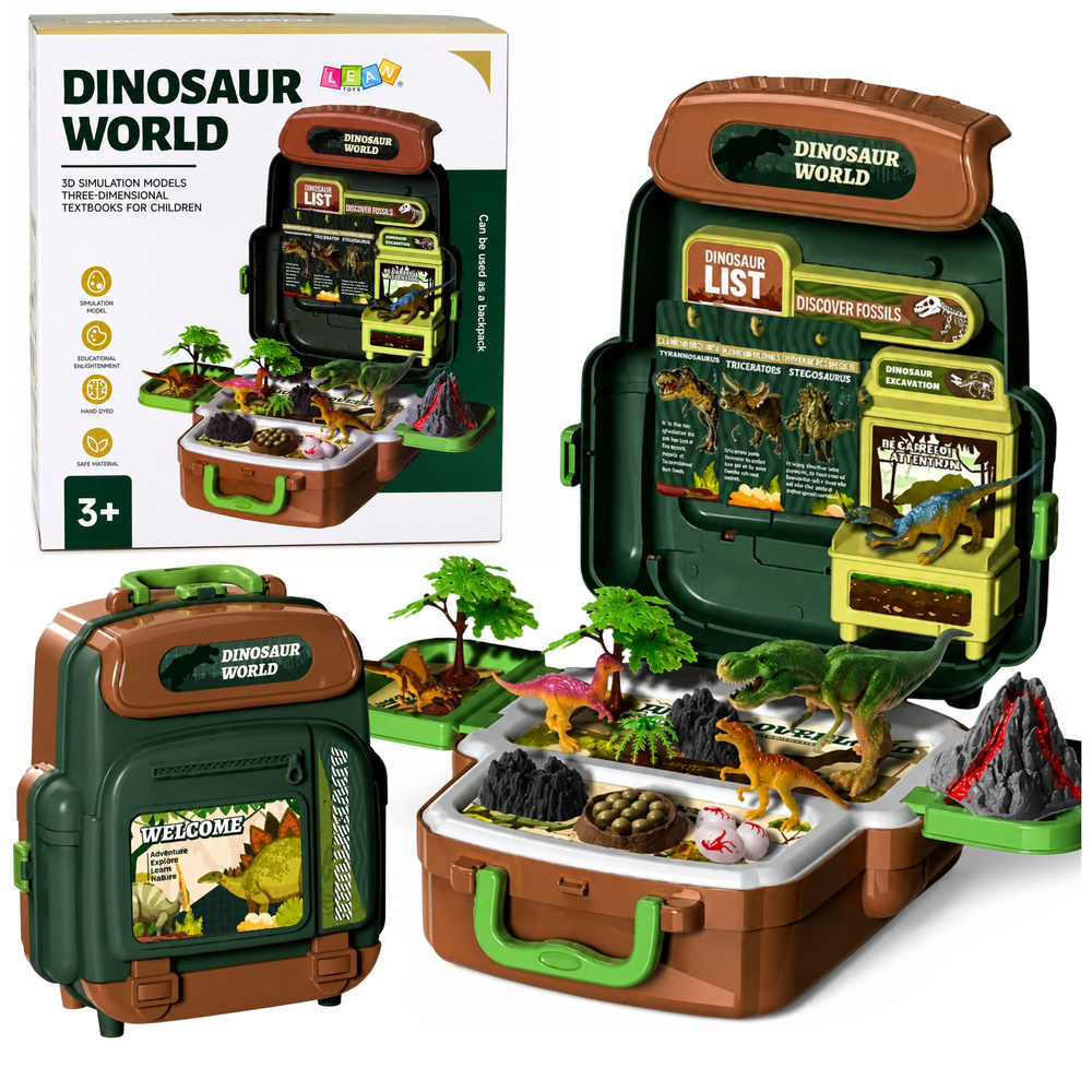 Dinozaurų rinkinys 30 vnt.
