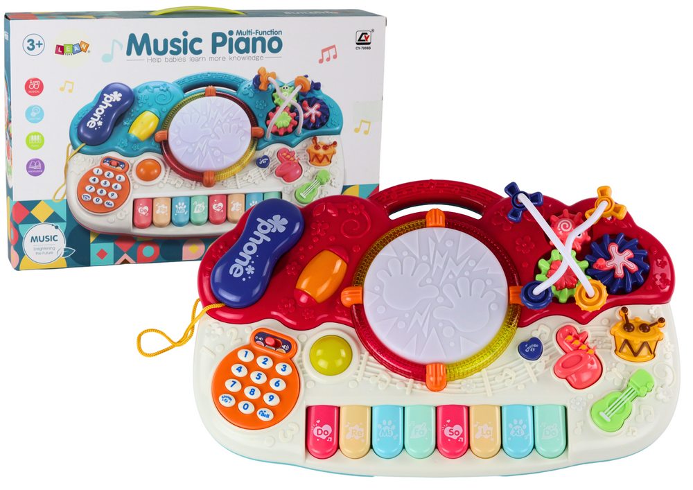 Daugiafunkcis muzikinis žaislas lean toys
