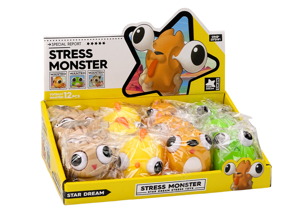 Linksmasis monstras – antistresinis žaislas