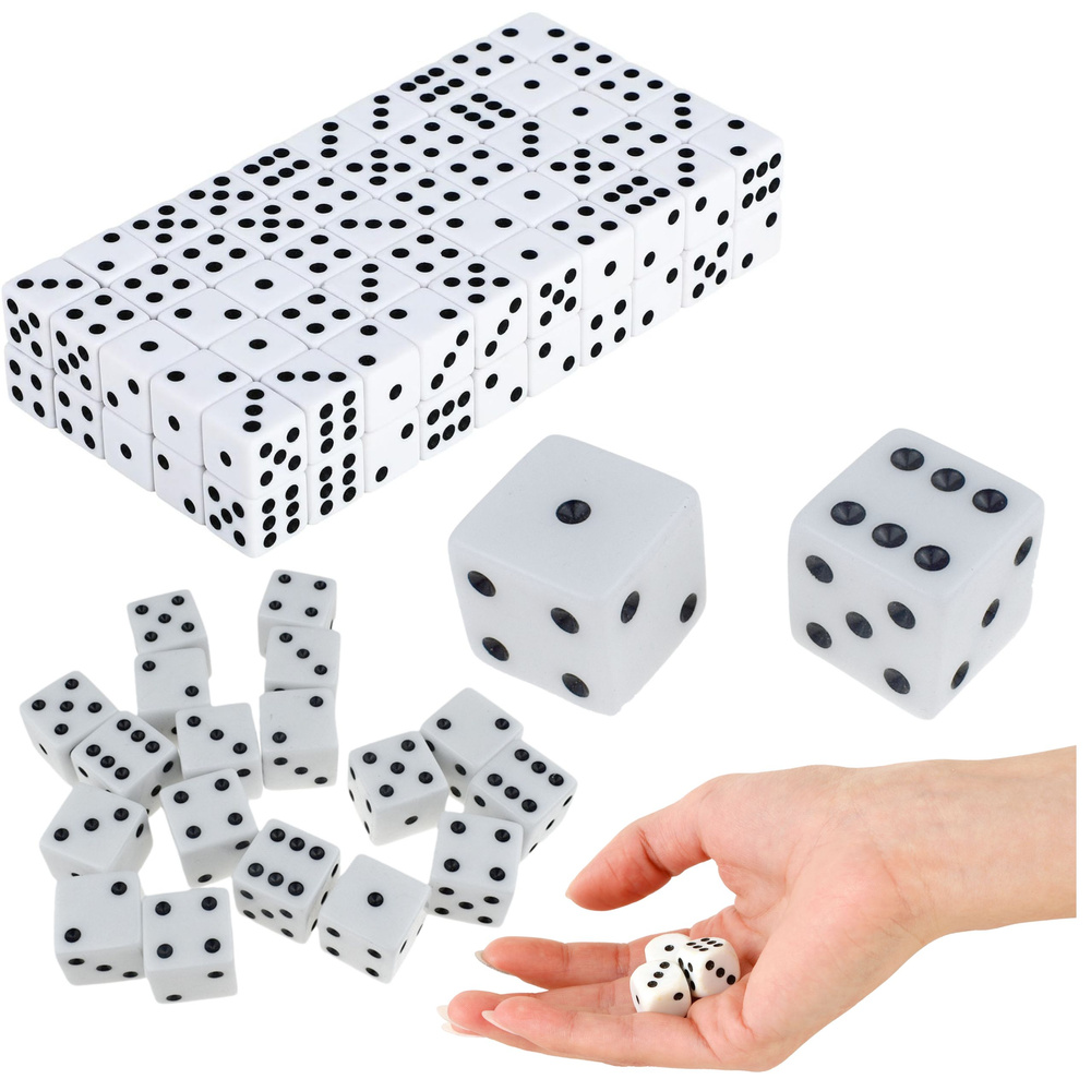 Kauliukų rinkinys 1,5 cm 100 vnt.
