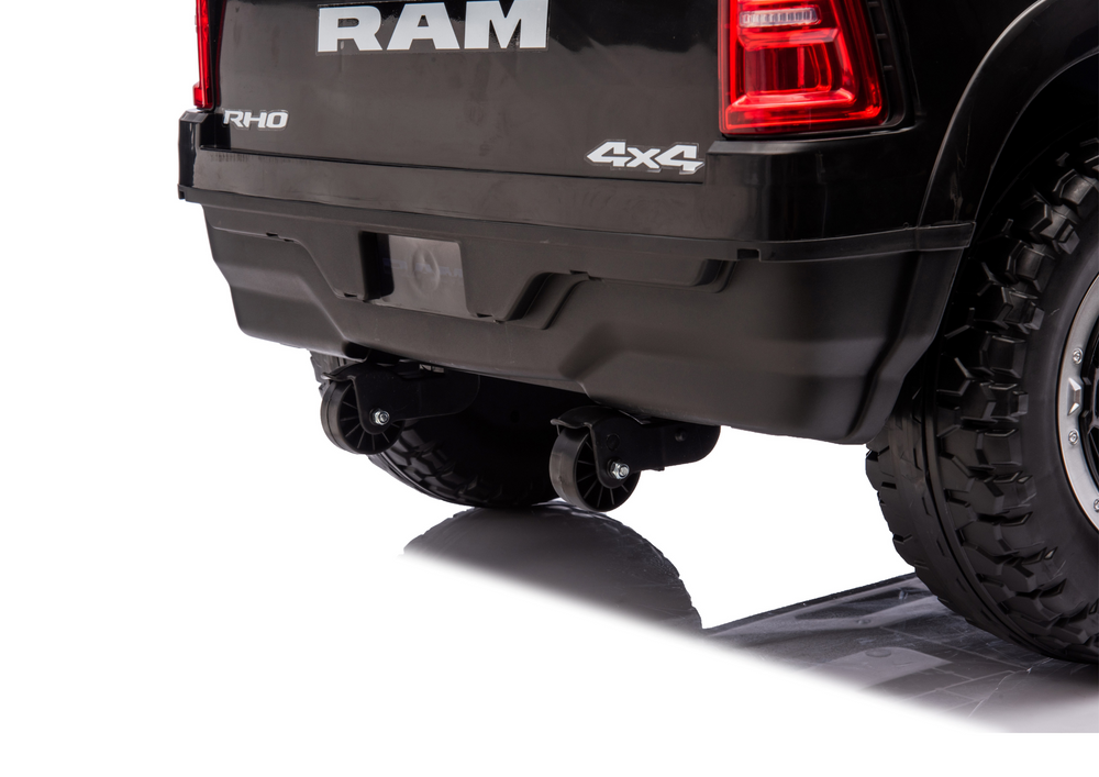 Juodas elektrinis automobilis vaikams zb618 dodge ram