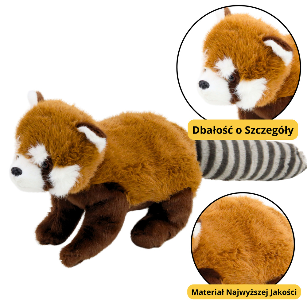 Pliušinis žaislas raudonoji panda 45 cm