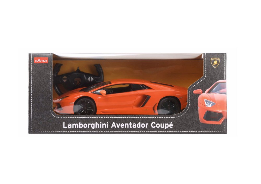 Nuotoliniu būdu valdomas lamborghini aventador lp700, oranžinis