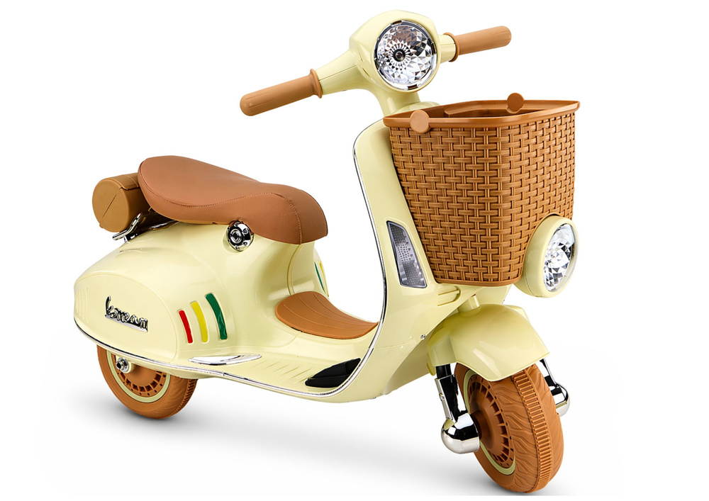 Elektrinis motoroleris Vespa XW-03 smėlio spalvos