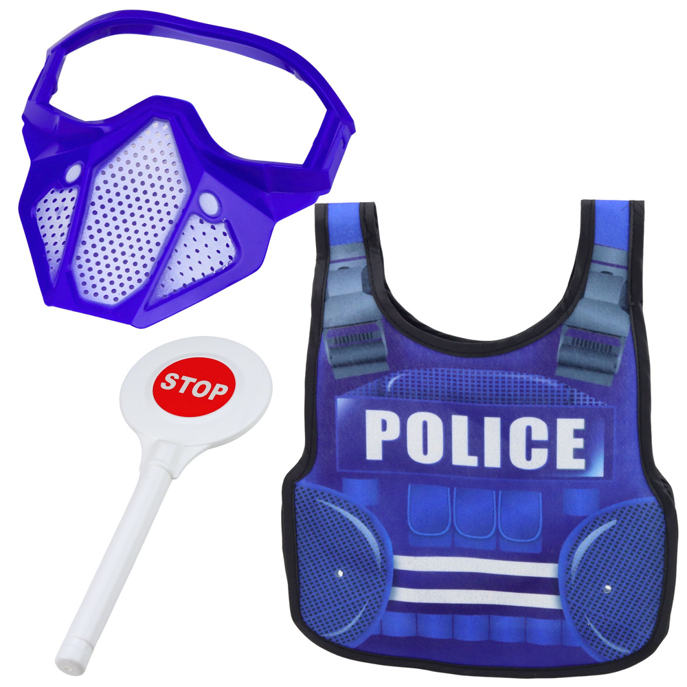 Policijos rinkinys (mėlyna, juoda)