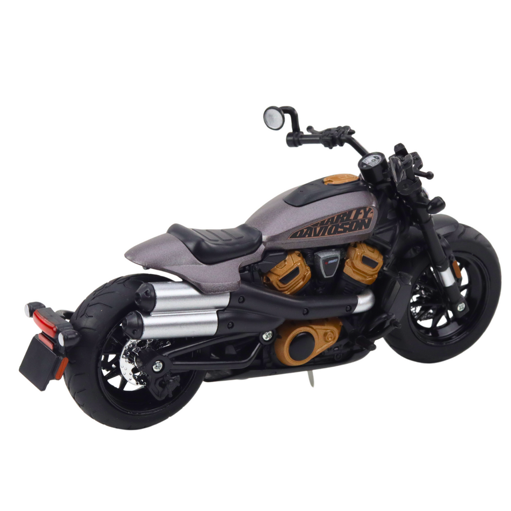 Metalinis chopper motociklas miniatiūra 1:12